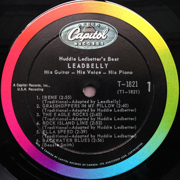 Leadbelly – Huddie Ledbetter’s Best (Blues / Folk / Traditional, Vinyl LP) T‑1821