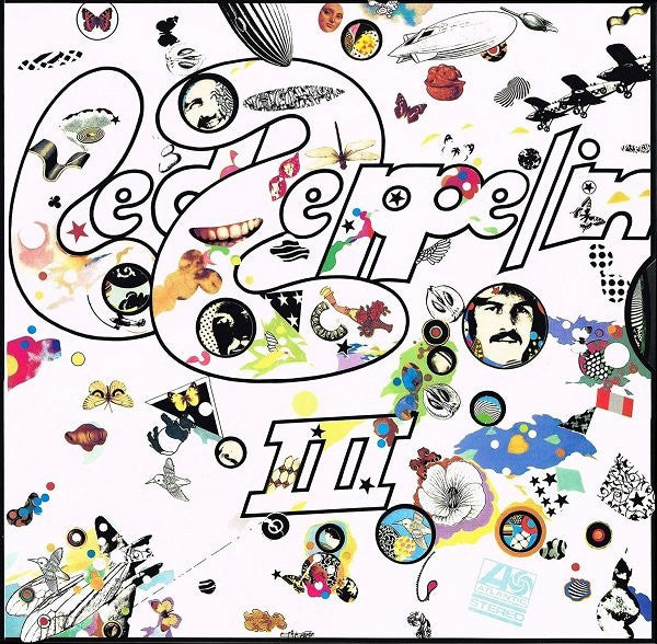 Led Zeppelin ‎– Led Zeppelin III - Classic Rock, Hard Rock 1970 (vinyl) tear on the cover / and light marks