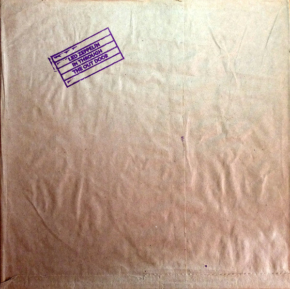 Led Zepplin - In Through the Out Door -1979- Classic Rock (vinyl)  "E" variant Sleeve (vinyl) WITH BAG