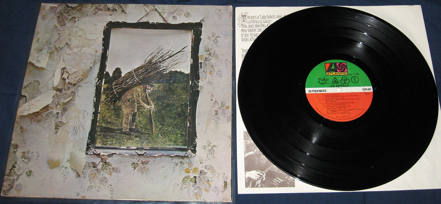 Led Zepplin IV (Untitled) -1971 Classic Rock Canadian (vinyl)