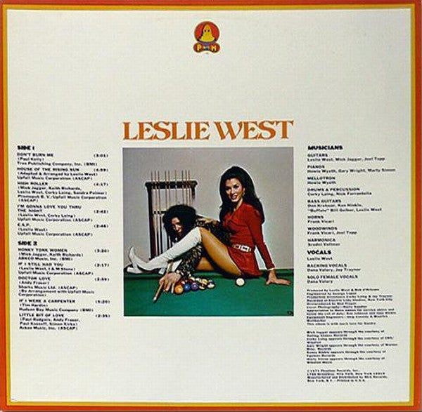 Leslie West – The Great Fatsby -1975-Hard Rock
