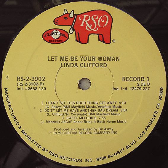 LINDA CLIFFORD – Let Me Be Your Woman ,1979, Disco, Soul, Funk (vinyl)