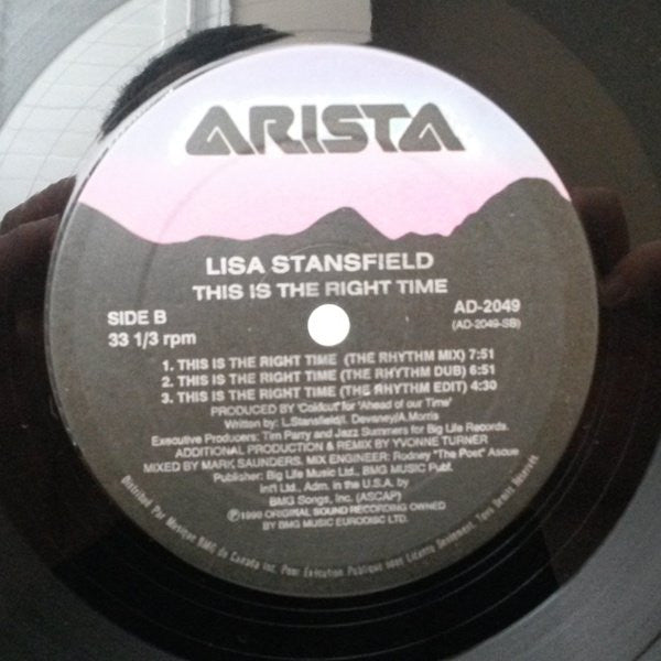 Lisa Stansfield – This Is The Right Time - 1990=-Electronic Style: House ( Vinyl)
