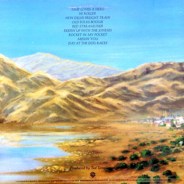 Little Feat – Time Loves A Hero -  1979-Blues Rock, Southern Rock, Rhythm & Blues, Bayou Funk, (VInyl)