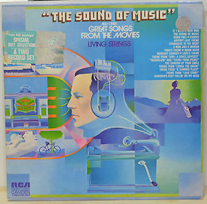 Living Strings ‎– The Sound Of Music And Other Great Songs From The Movies (2 lps)- 1972 Stage and Screen