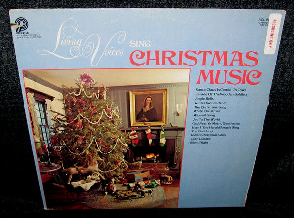 Living Voices – Living Voices Sing Christmas Music 1977- Pop Style: Easy Listening, Choral, Holiday (vinyl)