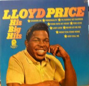 Lloyd Price ‎– His Big Hits - 1968? -Rhythm & Blues / Funk / Soul (rare vinyl)