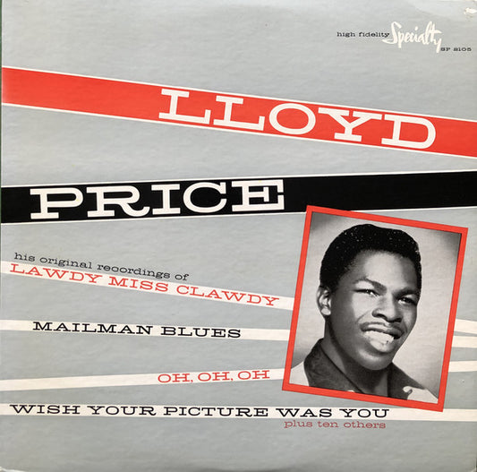 Lloyd Price ‎– Lloyd Price - 1959-Rock, Blues, Rhythm & Blues, Rock & Roll (Rare Vinyl)
