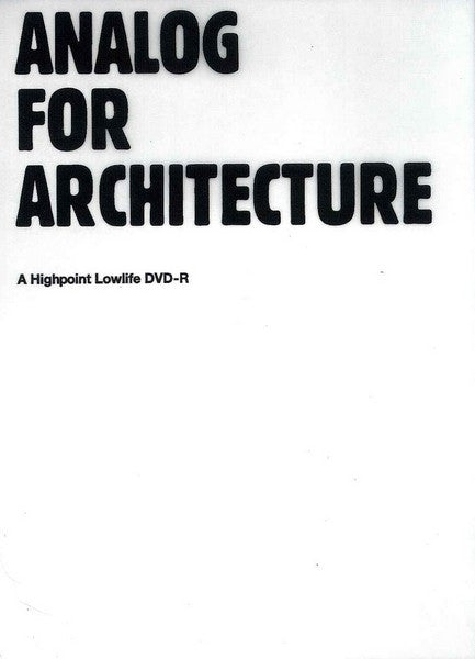 Various - Analog For Architecture cover