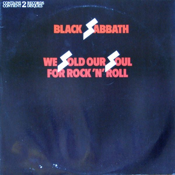Black Sabbath – We Sold Our Soul For Rock 'N' Roll – Hard Rock / Heavy Metal (vinyl lp)