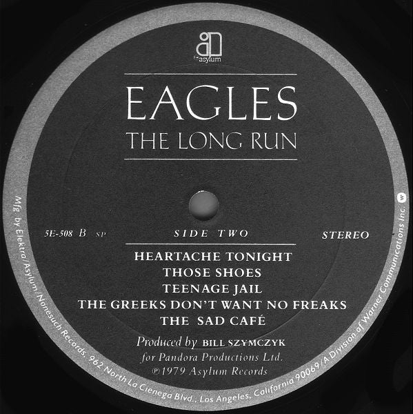 Eagles – The Long Run – 1979 – Classic Rock (vinyl lp) – Retro