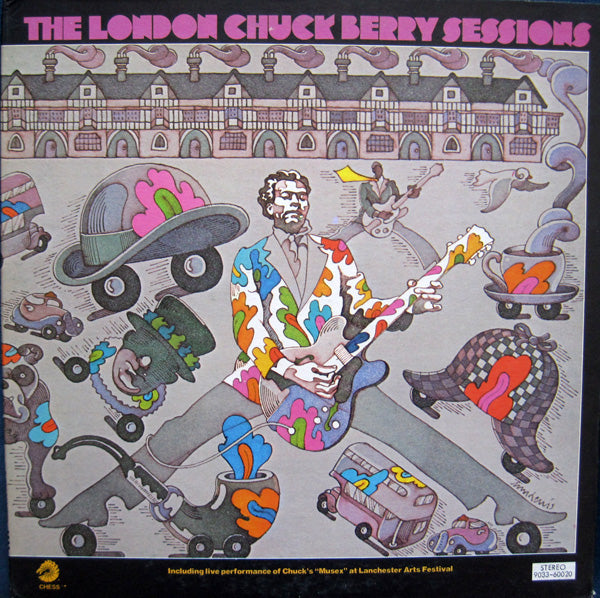 Chuck Berry ‎– The London Chuck Berry Sessions- 1972 - Rock, Funk / Soul (vinyl) HEAVY CLIPPED COVER