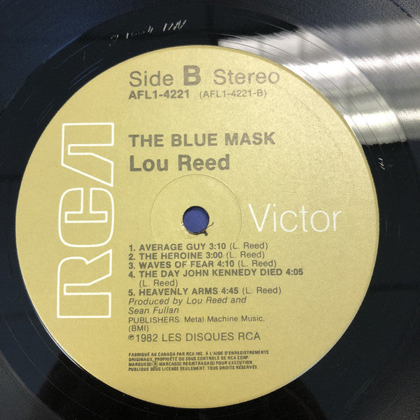 Lou Reed ‎– The Blue Mask - 1982-Classic Rock (vinyl)