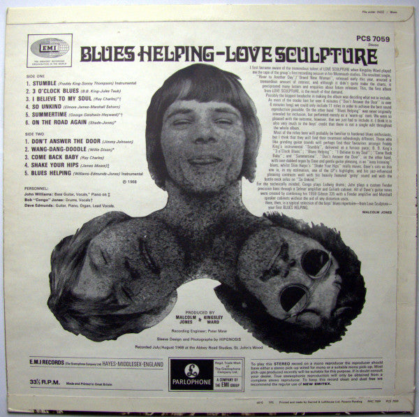 Love Sculpture – Blues Helping - Rock Style: Blues Rock - 1968-Rock Style: Blues Rock (Rare Vinyl) NMint !
