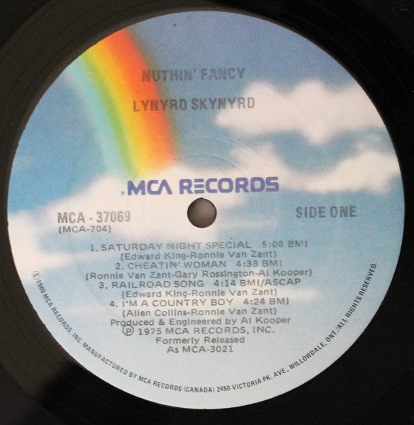 Lynyrd Skynyrd – Nuthin' Fancy - 1980-Southern Rock, Classic Rock (Vinyl )