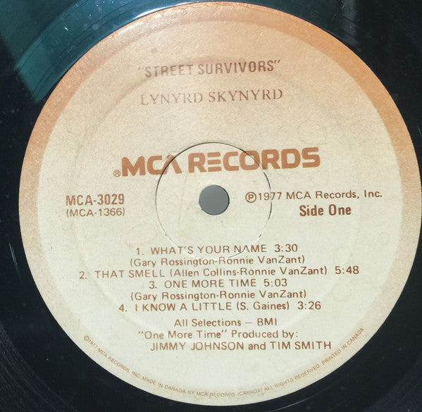 Lynyrd Skynyrd – Street Survivors 1980 Southern Rock (Vinyl)