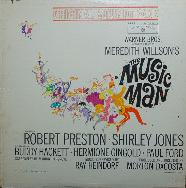 Meredith Willson – The Music Man (Original Soundtrack) – 1962 – Musical / Soundtrack (vinyl lp)