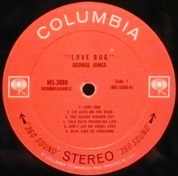 George Jones – Love Bug – 1966 – Country (vinyl lp) – Retro