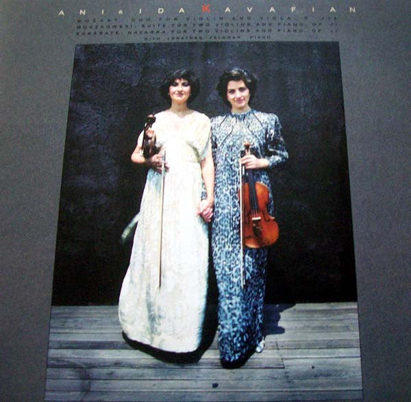 Annie Kavafian, Ida Kavafian, Jonathan Feldman – Mozart: Duo / Moszkowski: Suite / Sarasate: Navarra – 1986 – Classical (vinyl lp)