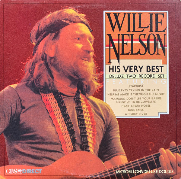 Willie Nelson – His Very Best – 1980 – Country (vinyl lp) 2 lp set Mint