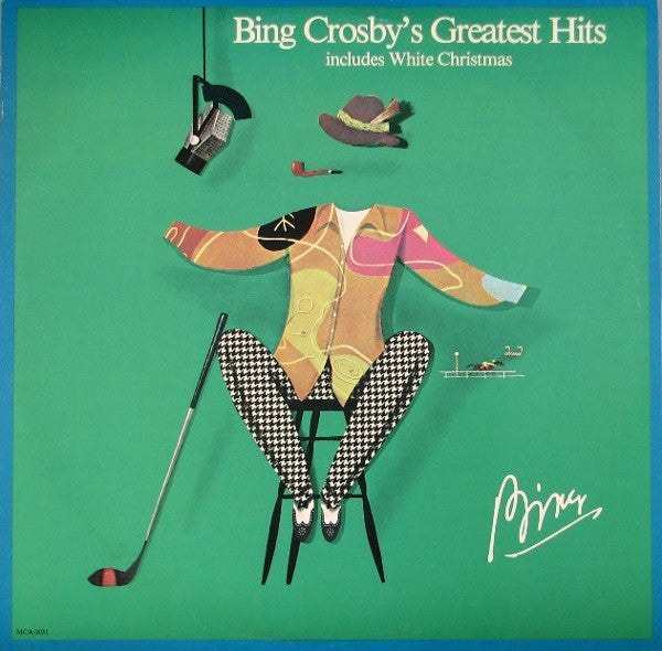 Bing Crosby – Bing Crosby's Greatest Hits (Includes White Christmas) – 1977 – Vocal (vinyl lp)