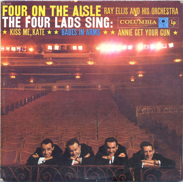 The Four Lads, Ray Ellis And His Orchestra – The Four Lads Sing: Four On The Aisle – 1958 – Musical (vinyl lp)