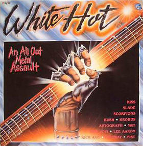 Various – White Hot - An All Out Metal Assault – 1985 – Hard Rock (vinyl lp)