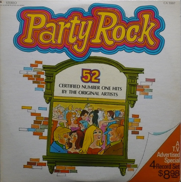 Various – Party Rock – 1973 – Rock / Pop (vinyl lp)  4 ALBUM SET