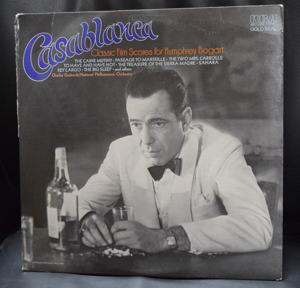 Charles Gerhardt, National Philharmonic Orchestra – Casablanca Classic Film Scores For Humphrey Bogart – Stage & Screen (vinyl lp)