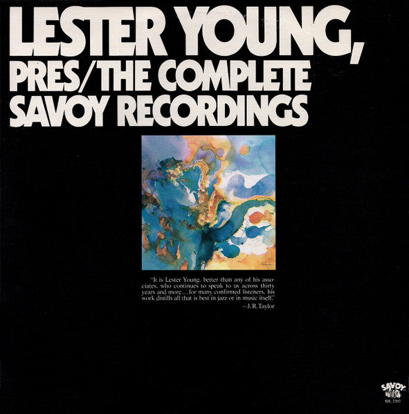 Lester Young – Pres/The Complete Savoy Recordings – 1976 – Jazz (vinyl lp) 2 Lp set