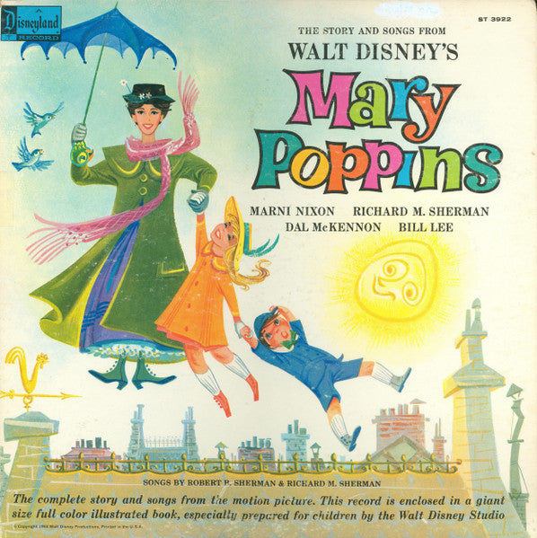Various – The Story And Songs From Walt Disney's Mary Poppins – 1964 – Story (vinyl lp)