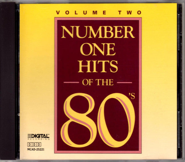Various – #1 Hits Of The 80's • Volume 2 - 1988- Country (Folk) (Music CD)