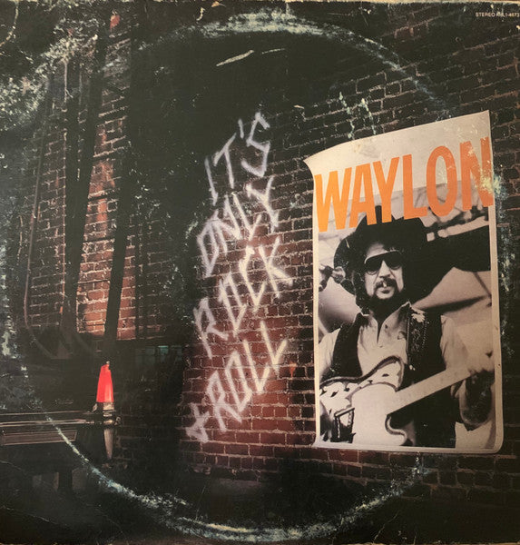 Waylon Jennings – It's Only Rock & Roll – 1983 – Folk, World, & Country  Near Mint!