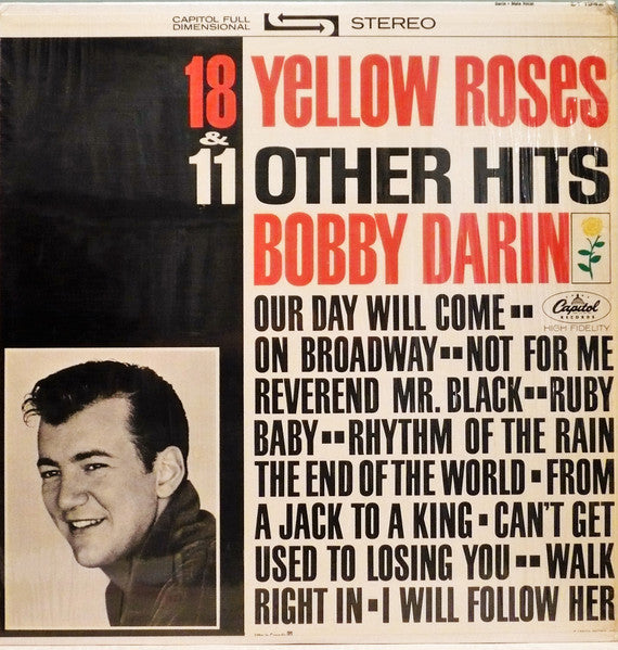Bobby Darin – 18 Yellow Roses – 1963 – Pop ( clearance vinyl lp )