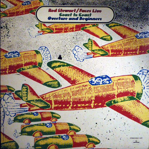 Rod Stewart, Faces – Coast To Coast Overture And Beginners – 1973 – Pop Rock / Blues Rock (vinyl lp)