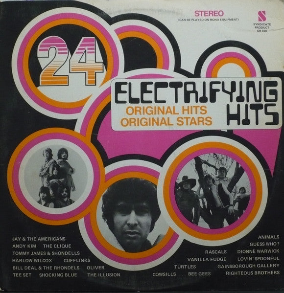 Various – 24 Electrifying Hits – 1969 – Rock (vinyl lp)