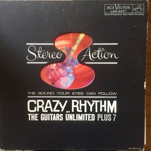 The Guitars Unlimited Plus 7 – Crazy Rhythm – 1961 – Easy Listening / Space-Age (vinyl lp)