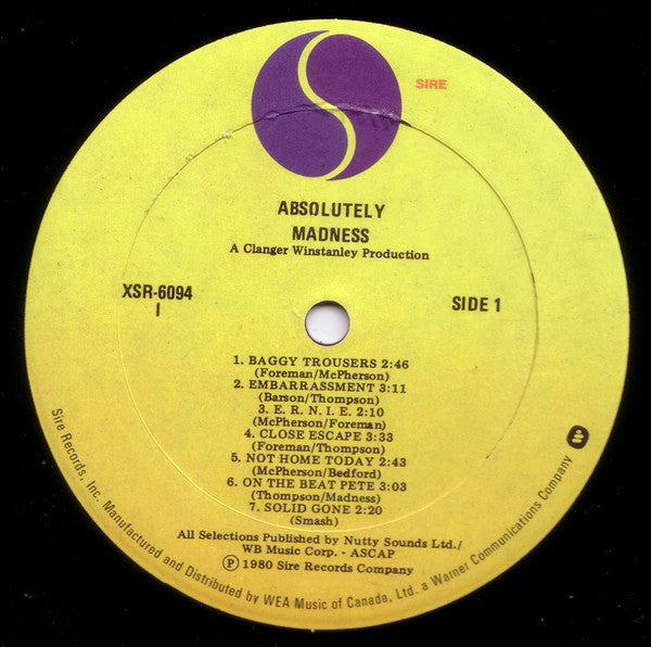 MADNESS – Absolutely 1980, Ska / Pop (vinyl)