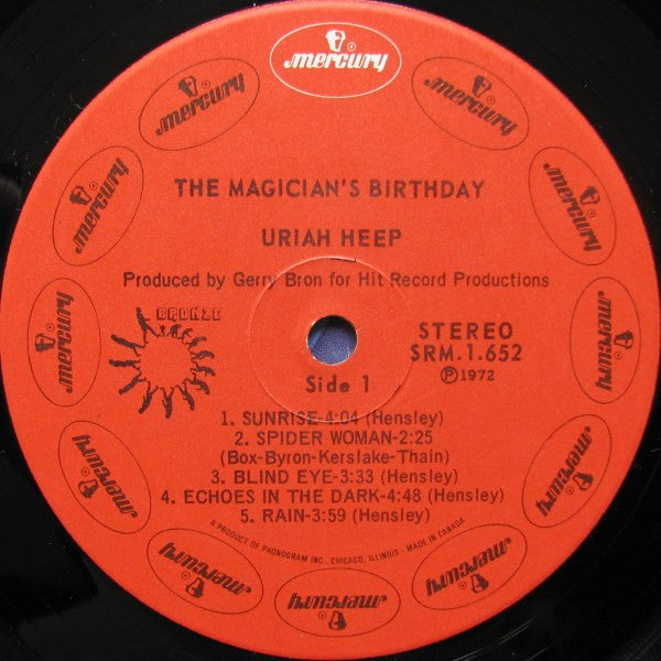 Uriah Heep ‎– The Magician's Birthday 1972 Hard Rock Classic !