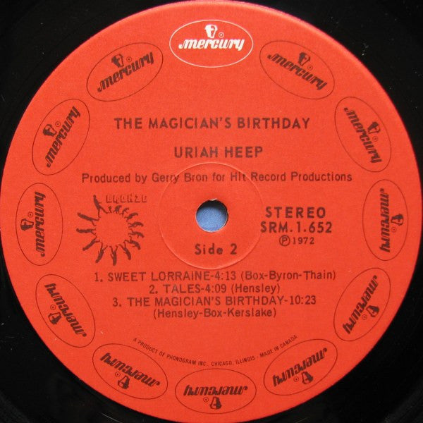 Uriah Heep ‎– The Magician's Birthday 1972 Hard Rock Classic !