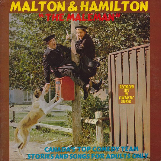 MALTON & HAMILTON – The Maleman ,1973, Comedy/Spoken Word (vinyl)