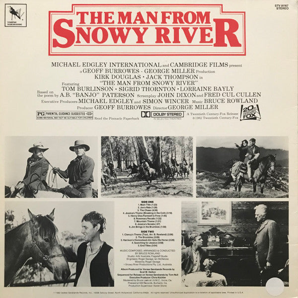 The Man From Snowy River (Original Motion Picture Soundtrack) (Vinyl) NM