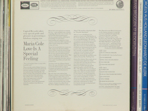 Maria Cole – Love Is a Special Feeling (Vocal Jazz/Easy Listening, Vinyl LP) ST‑2612