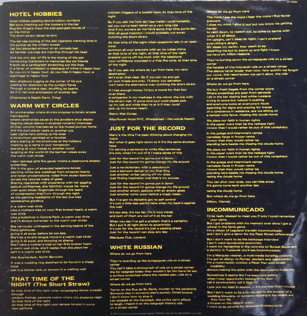 Marillion ‎– Clutching At Straws - 1987- Art Rock, Prog Rock (vinyl) Mint w/ sleeve