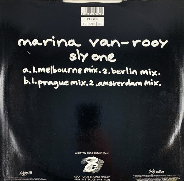 Marina Van-Rooy – Sly One - 1990-	Electronic, House (Uk Import 12 " Single )