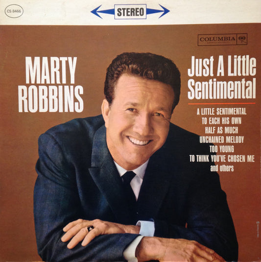 Marty Robbins – Just A Little Sentimental - 1961 - Folk, World, & Country (Vinyl)