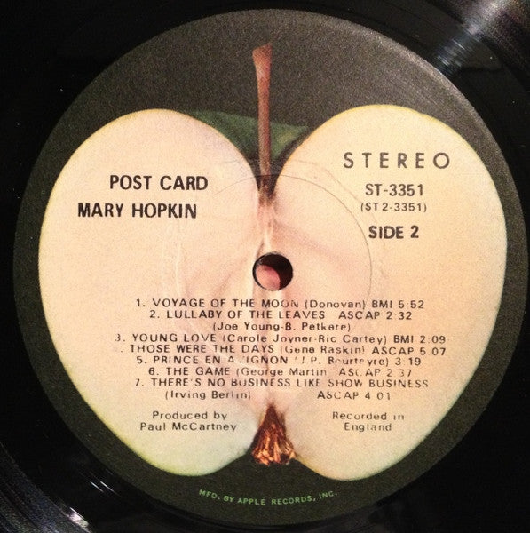 Mary Hopkin – Post Card - 1969-Folk Rock (Vinyl)
