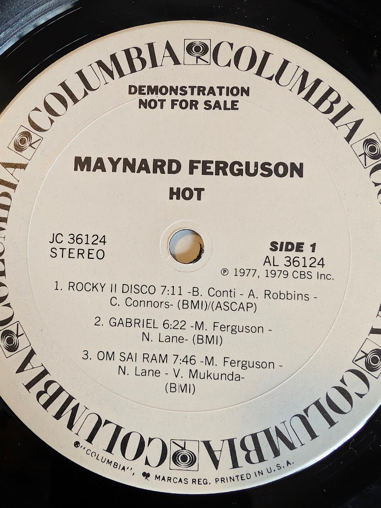 Maynard Ferguson ‎– Hot -1979 Jazz, Funk / Soul (Vinyl) PROMOTIONA;L cOPY