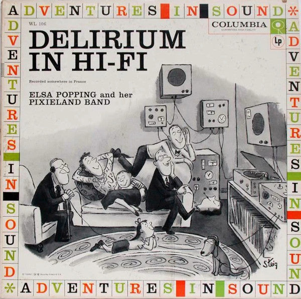 Elsa Popping – Delirium In Hi-Fi – 1958 – Space-Age / Big Band / Easy Listening (vinyl lp)