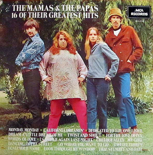 The Mamas & The Papas – 16 Of Their Greatest Hits – 1980 – Folk Rock / Pop Rock MINT COPY